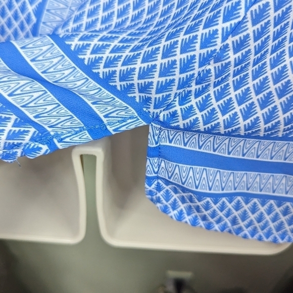 Norm Thompson Printed Tunic Popover Sz PM - Picture 8 of 13